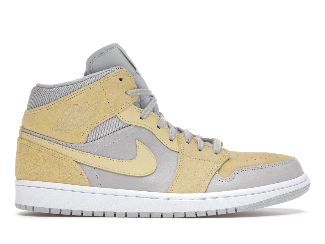 Air Jordan 1 Mid Mixed Textures Yellow