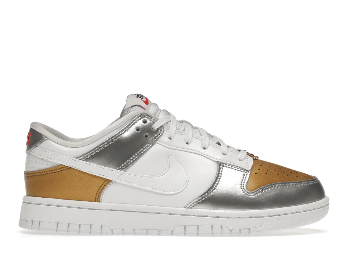 Nike Dunk Low Gold Silver
