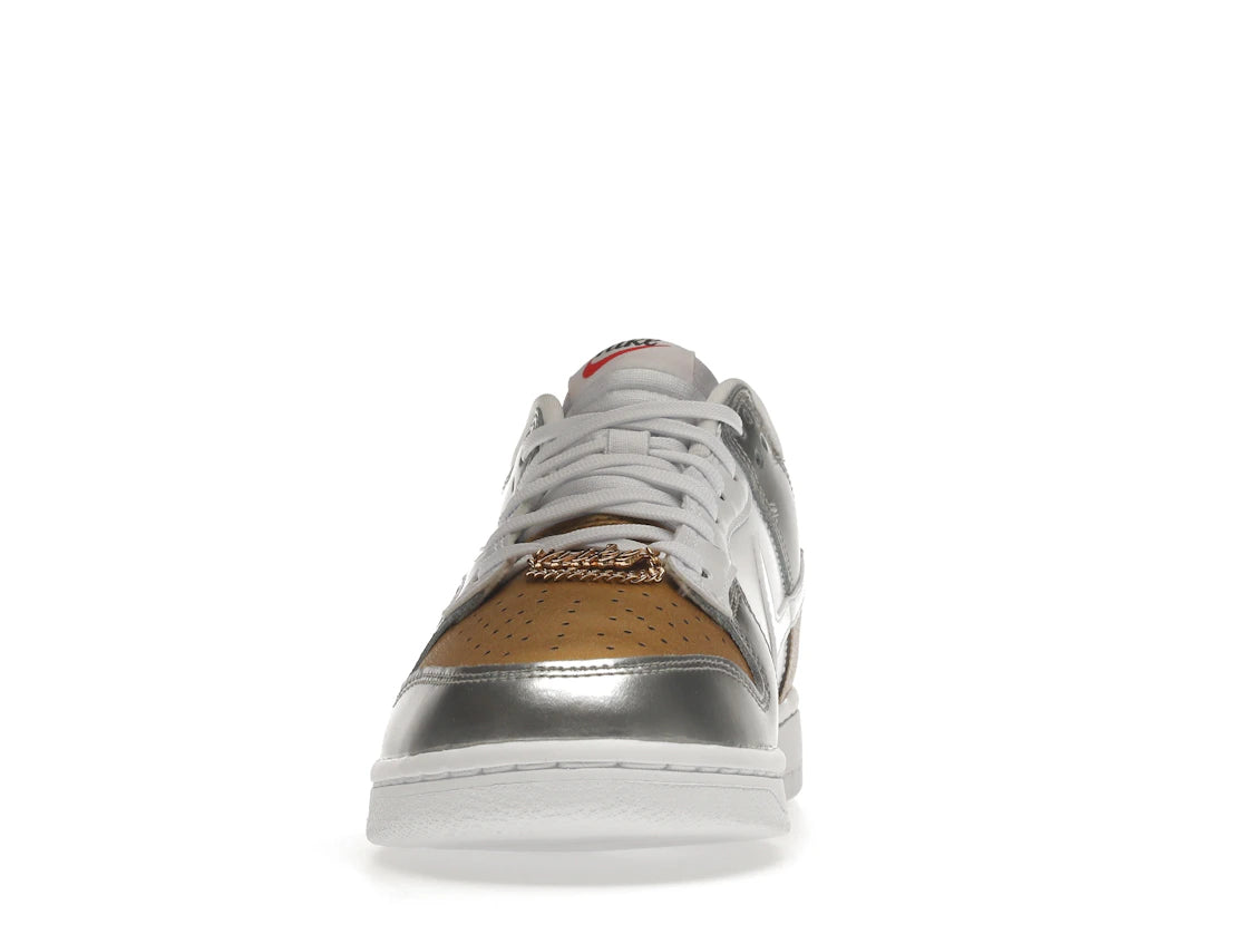 Nike Dunk Low Gold Silver