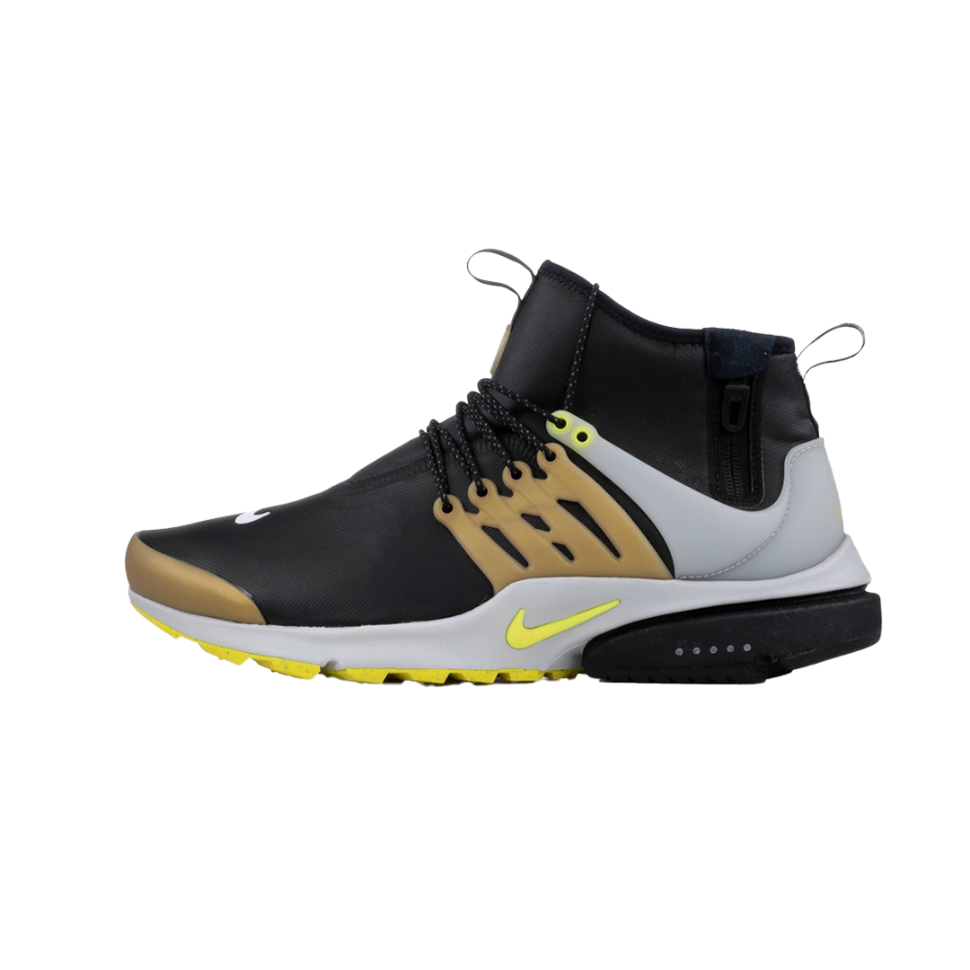 Nike Air Presto Mid Utility Black Yellow Streak