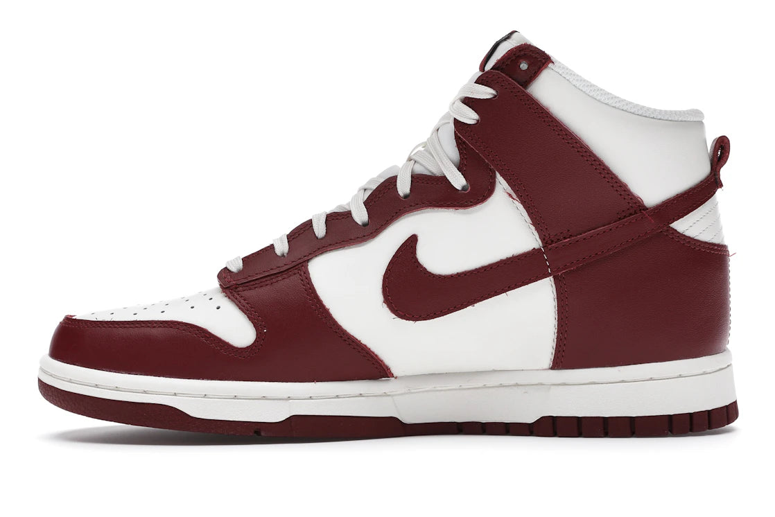 Nike Dunk High Sail Team Red
