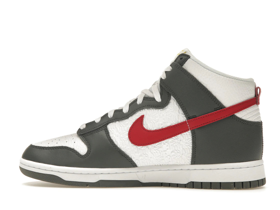 Nike Dunk High Embossed Basketball Grey Red