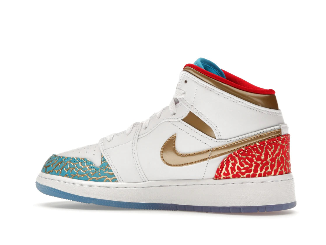 Air Jordan 1 Mid UNC to Chicago