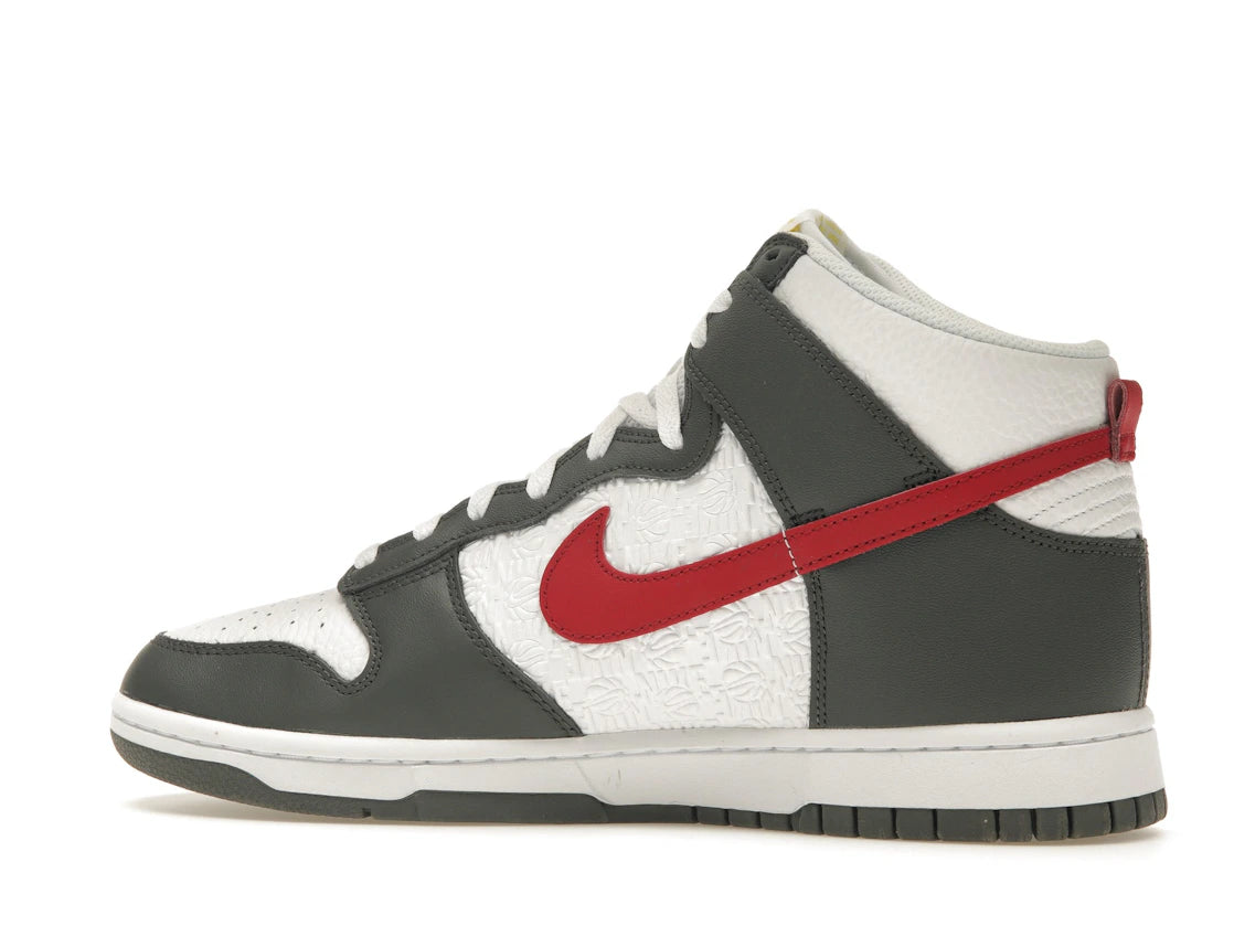 Nike Dunk High Embossed Basketball Grey Red