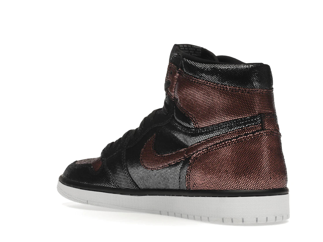 Air Jordan 1 Retro High Fearless Metallic Rose Gold