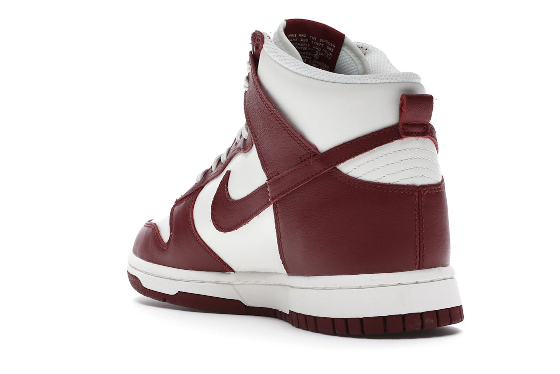 Nike Dunk High Sail Team Red