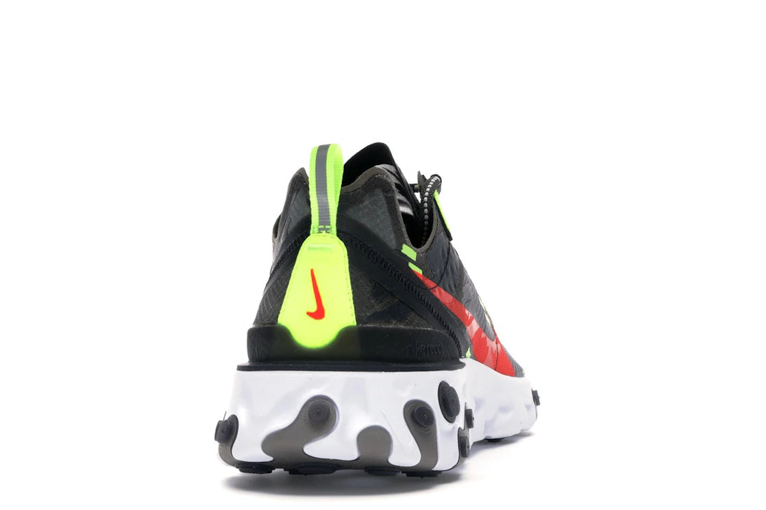 Nike React Element 87 Medium Olive Bright Crimson