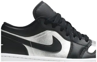 Air Jordan 1 Low SE Black Metallic Silver