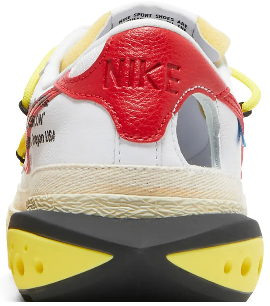 Nike Blazer Low Off-White White University Red