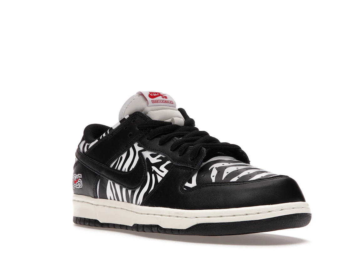 Nike SB Dunk Low Quartersnacks Zebra