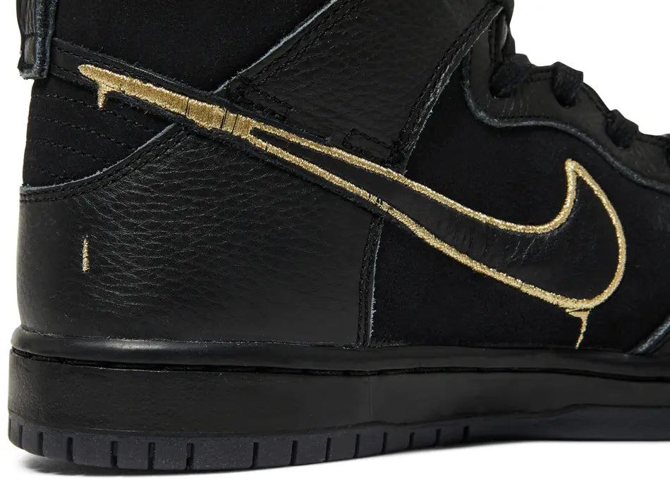 Nike SB Dunk High FAUST Black Gold