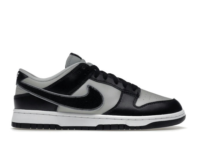 Nike Dunk Low Chenille Swoosh Grey Black