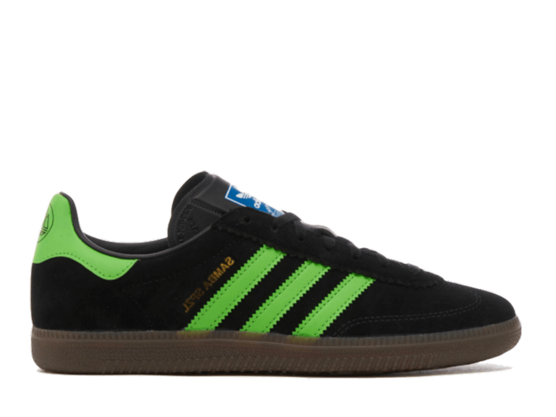 Adidas Samba Deco SPZL Core Black Lucid Lime