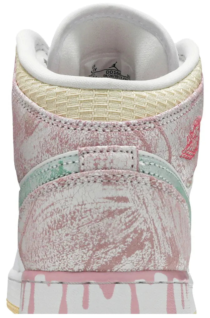 Air Jordan 1 Mid Paint Drip