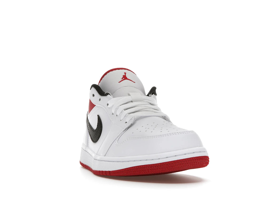 Air Jordan 1 Low White University Red Black