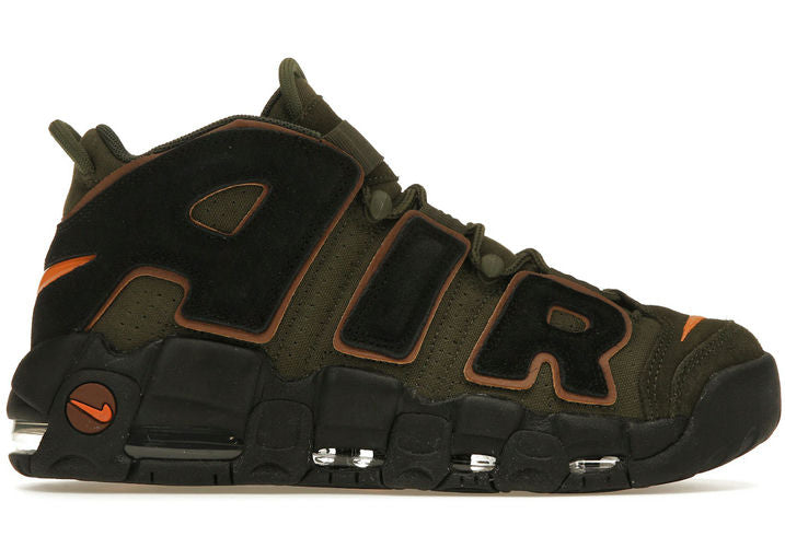 Nike Air More Uptempo 96 Cargo Khaki Alpha Orange