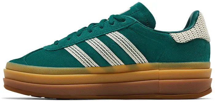 Adidas Gazelle Bold Collegiate Green White Gold
