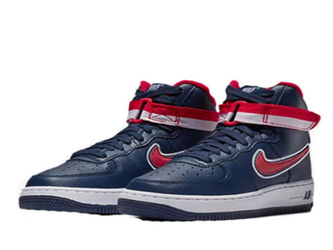 Nike Air Force 1 High Sport NBA Midnight Navy University Red