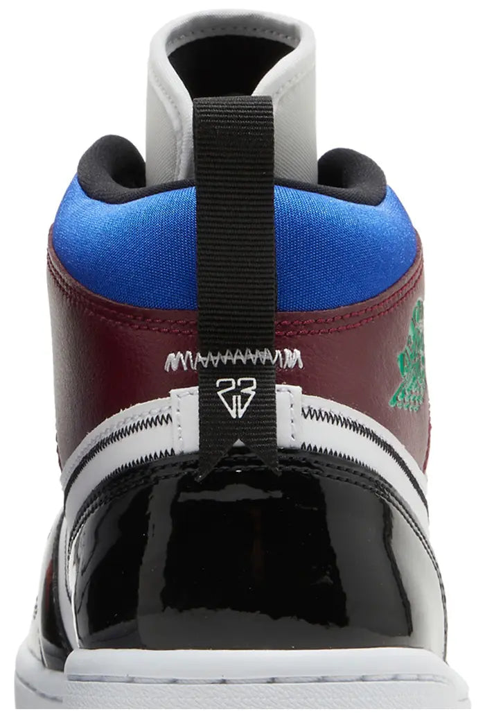 Air Jordan 1 Mid SE Black White Multi-Color