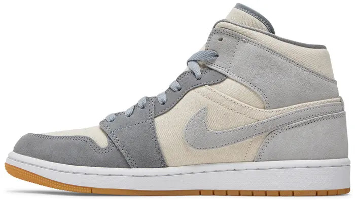 Air Jordan 1 Mid Coconut Milk Particle Grey