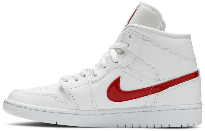 Air Jordan 1 Mid White University Red