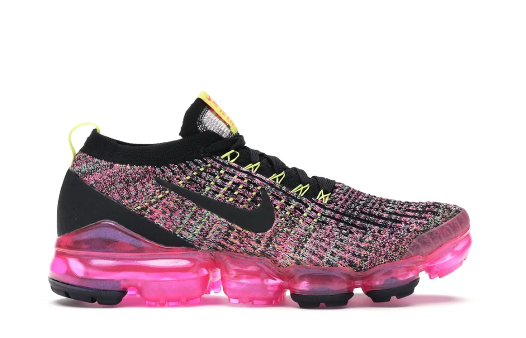 Nike Air VaporMax Flyknit 3 Black Pink Blast