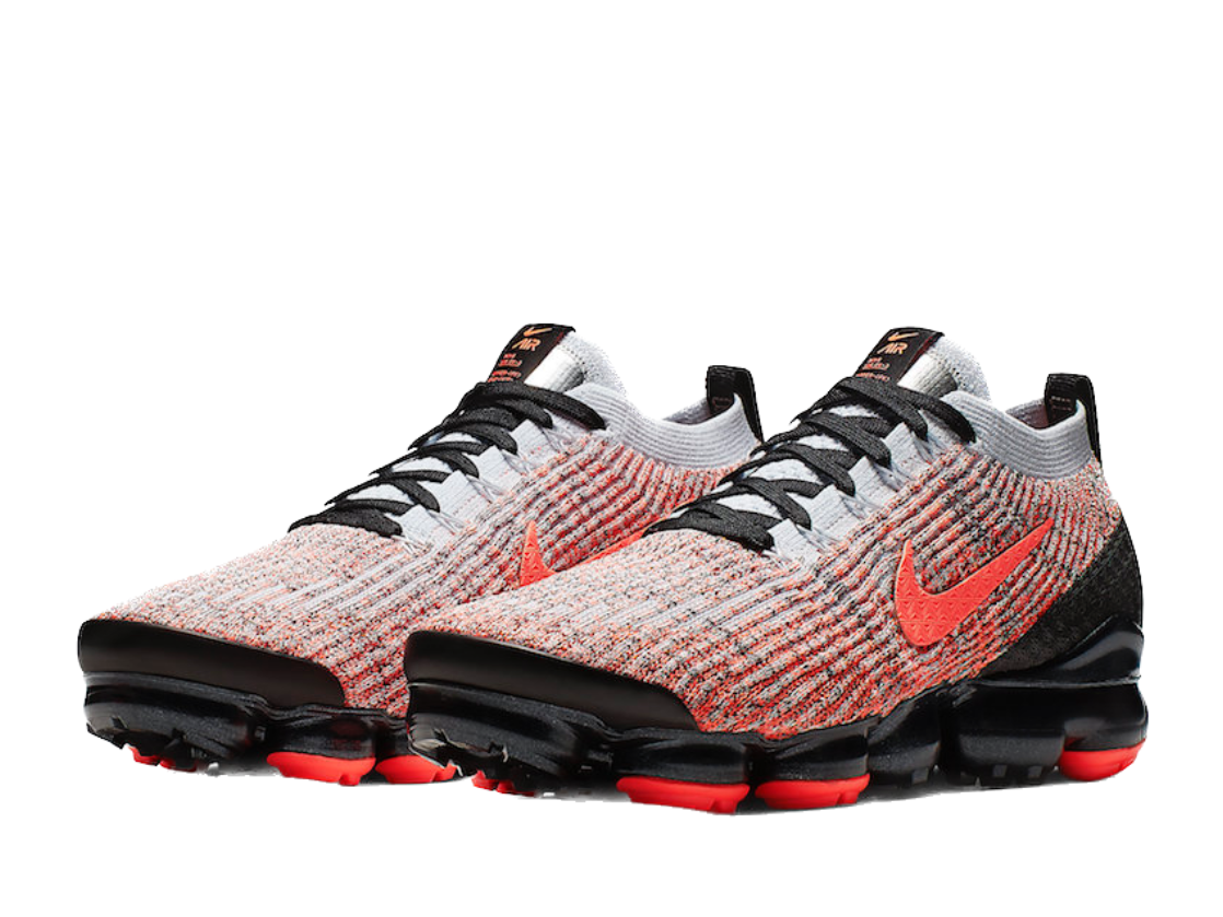 Nike Air VaporMax Flyknit 3 Bright Mango Pure Platinum