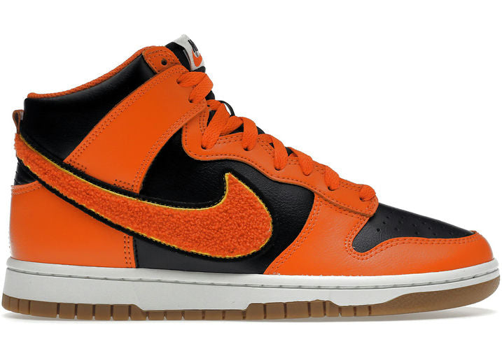 Nike Dunk High University Chenille Swoosh Safty Orange