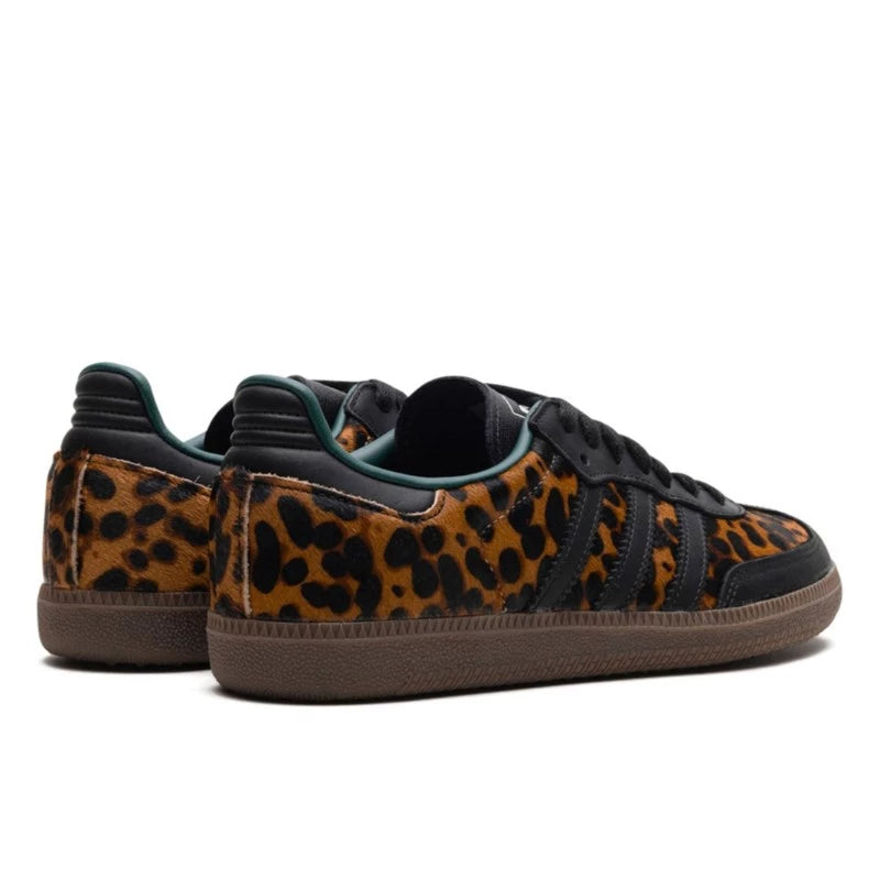 Adidas Samba OG Black Green Leopard