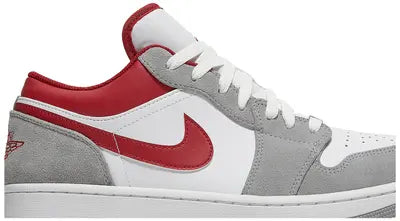 Air Jordan 1 Low SE Light Smoke Grey Gym Red