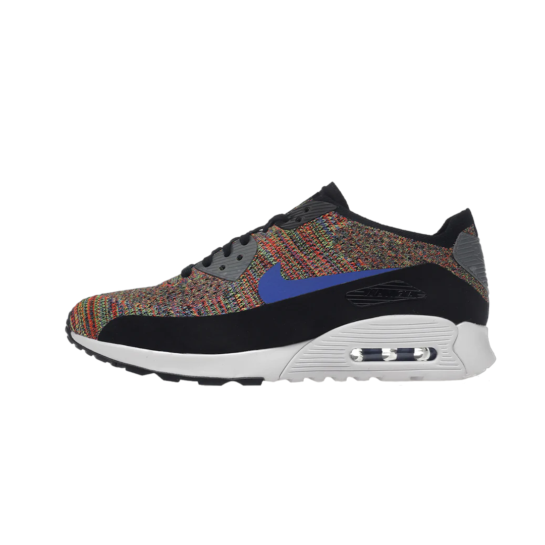 Nike Air Max 90 Ultra 2.0 Flyknit Black Medium Blue Cool Grey