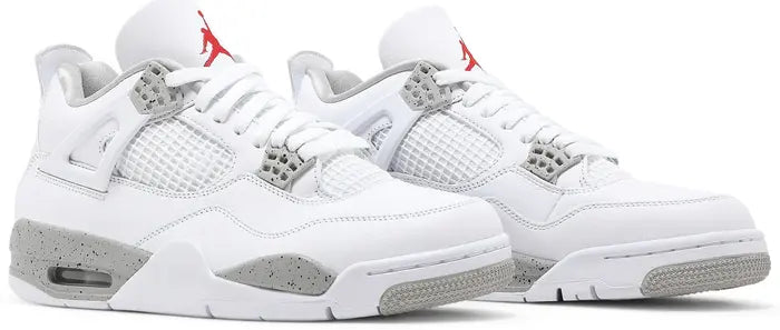 Air Jordan 4 Tech White (White Oreo)