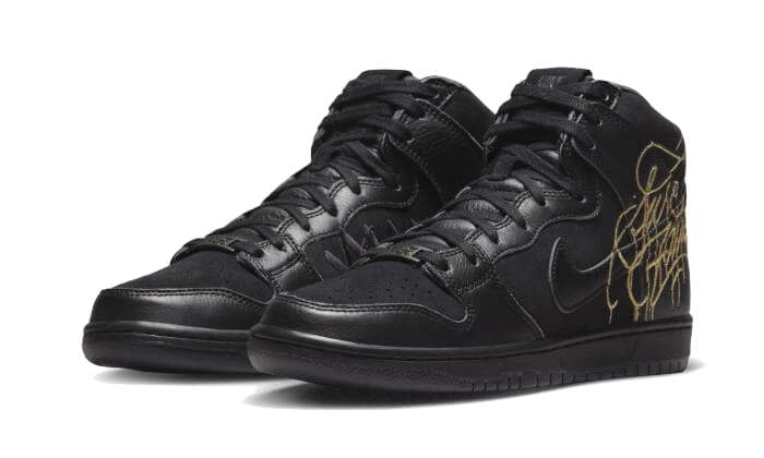 Nike SB Dunk High FAUST Black Gold