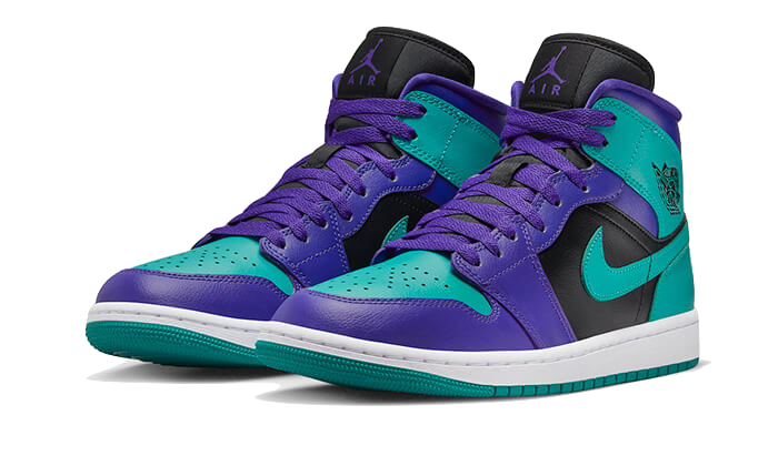 Air Jordan 1 Mid Black Grape