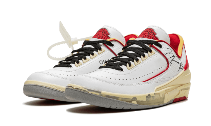 Air Jordan 2 Retro Low SP Off-White White Red