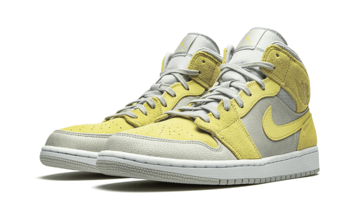 Air Jordan 1 Mid Mixed Textures Yellow