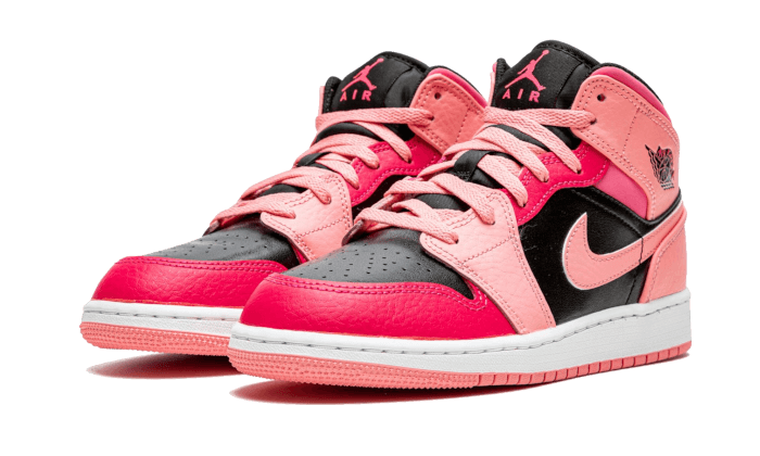 Air Jordan 1 Mid Coral Chalk Pink