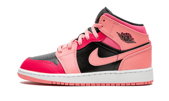 Air Jordan 1 Mid Coral Chalk Pink