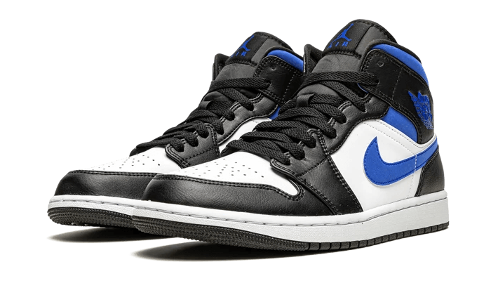 Air Jordan 1 Mid White Black Royal