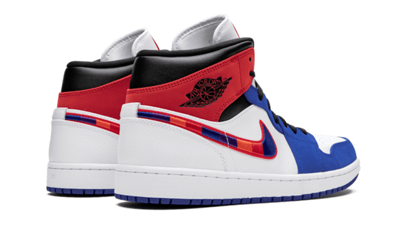 Air Jordan 1 Mid Multicolor Swoosh