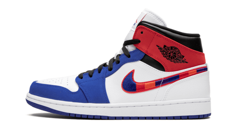 Air Jordan 1 Mid Multicolor Swoosh