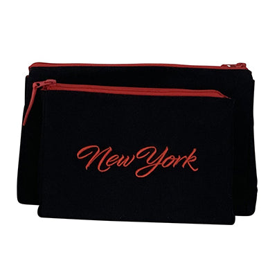 New York City Night Skyline Travel  Bags - Set of 2