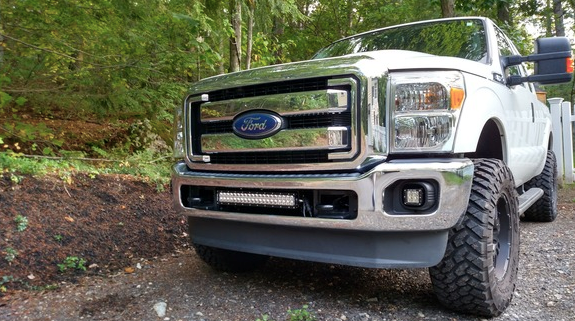 ford f250 front light bar