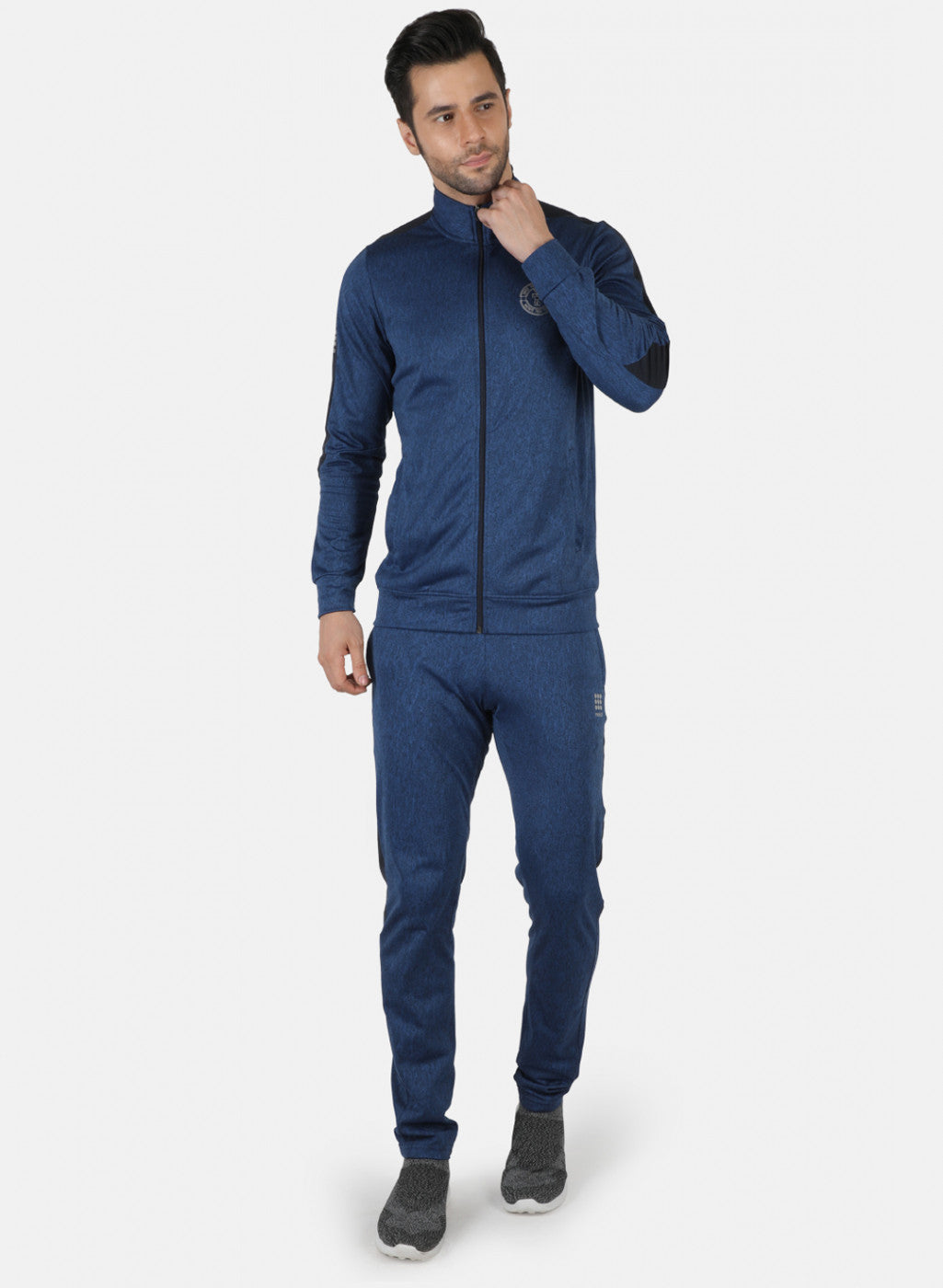 Buy Plain Navy Blue Men Cord Set Jogger and Hoodie Online India – Punjabi  Adda