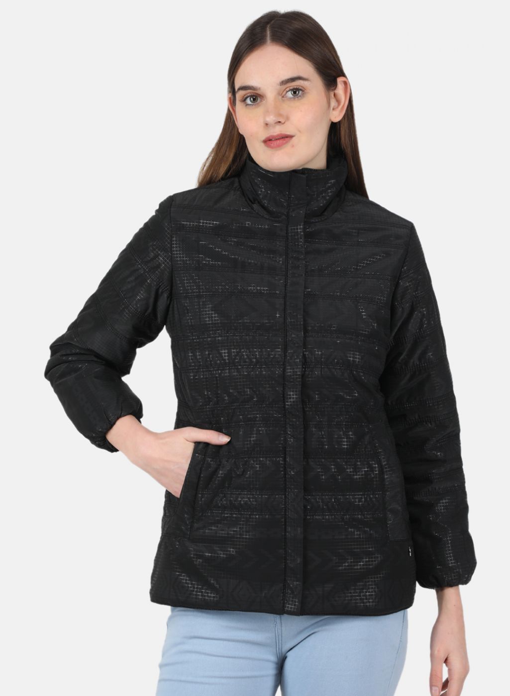 TPU Ladies Sea Blue Hooded Winter Jacket, Women at Rs 595/piece in Ludhiana  | ID: 2852794543233