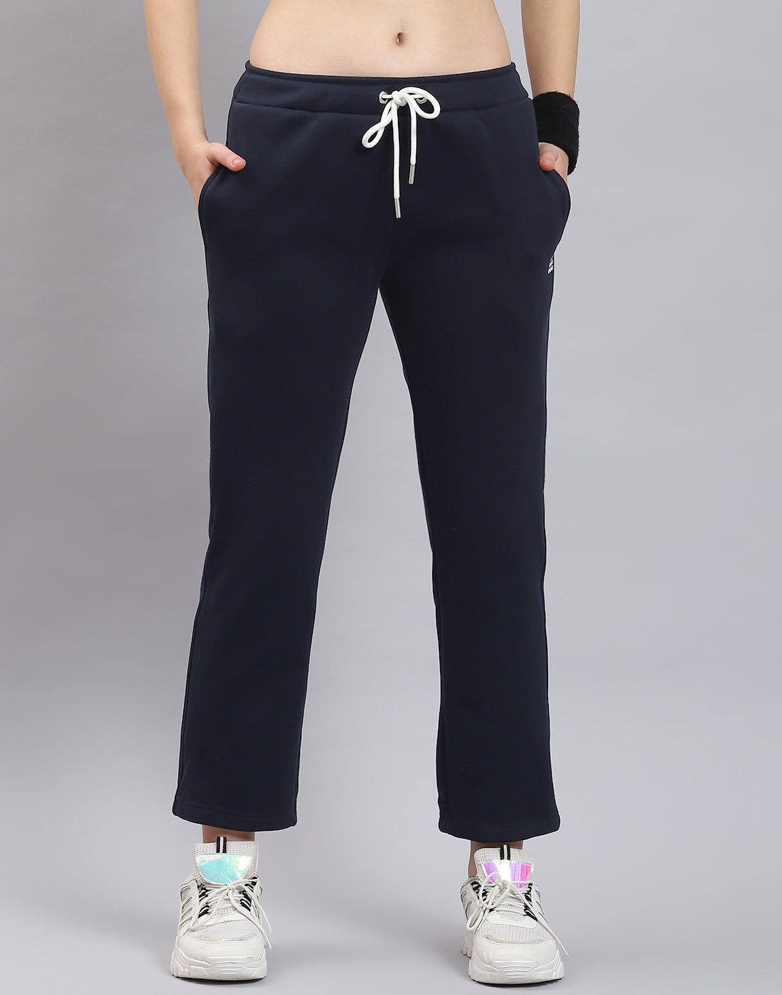 Buy Women Navy Blue Plain Legging Online in India - Monte Carlo