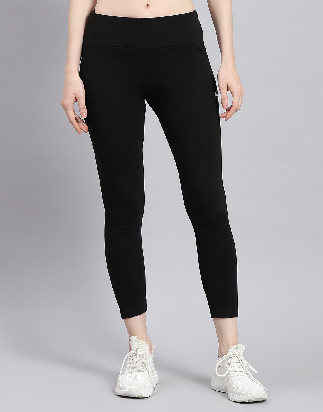 Buy Women Black Solid Regular Fit Yoga Pant Online in India - Rock.it
