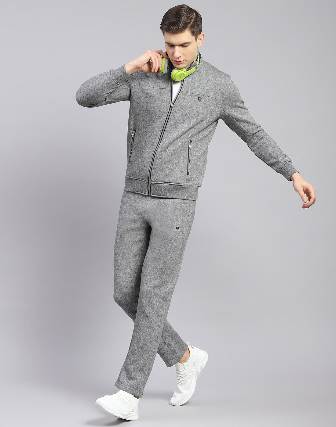 Formal Plain Mens Dark Grey Suit at Rs 5199 in Noida