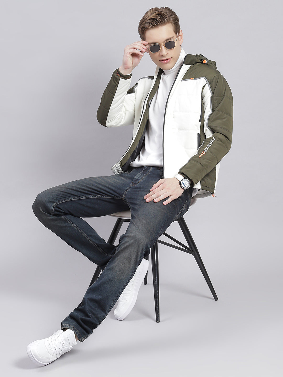 Buy Men Olive Solid Jacket Online in India - Monte Carlo