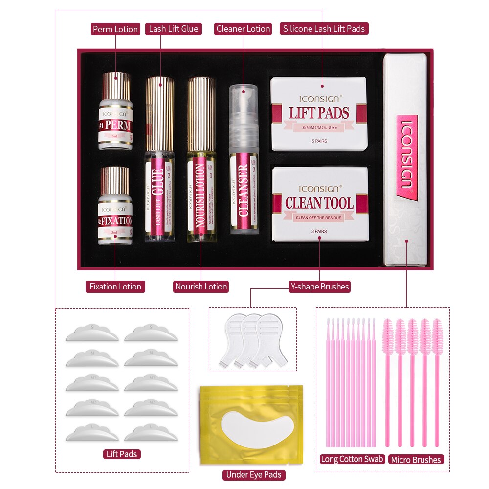 ICONSIGN Professional Lash Lift And Tint 2 In 1 Kit – ICONSIGN